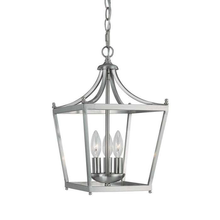 Capital Lighting 4036BN Three Light Foyer, Brushed Nickel