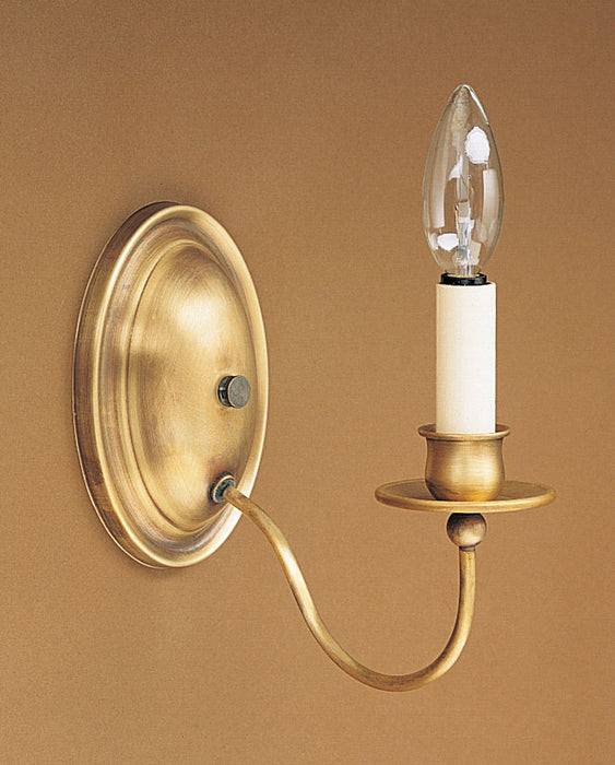 Northeast Lantern 119-AB-LT1 One Light Wall Sconce, Antique Brass