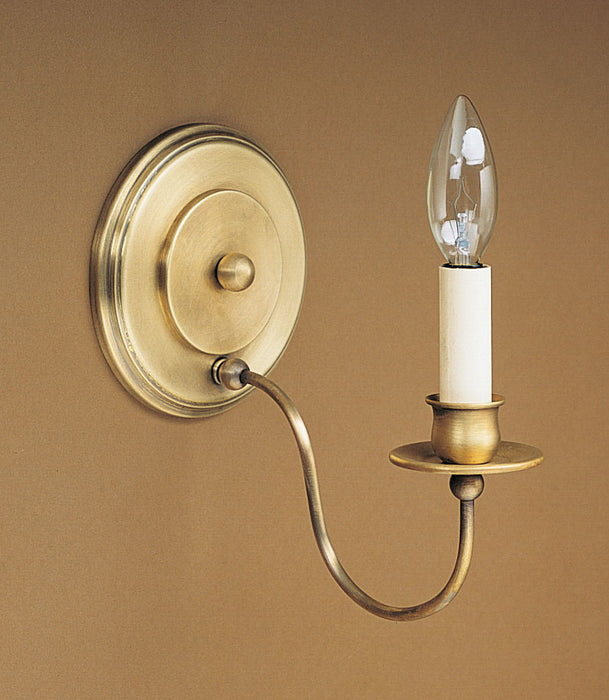 Northeast Lantern 120-AB-LT1 One Light Wall Sconce, Antique Brass
