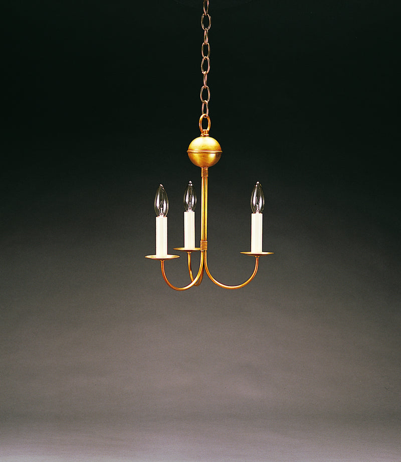 Northeast Lantern 903-AB-LT3 Three Light Hanging Lantern, Antique Brass