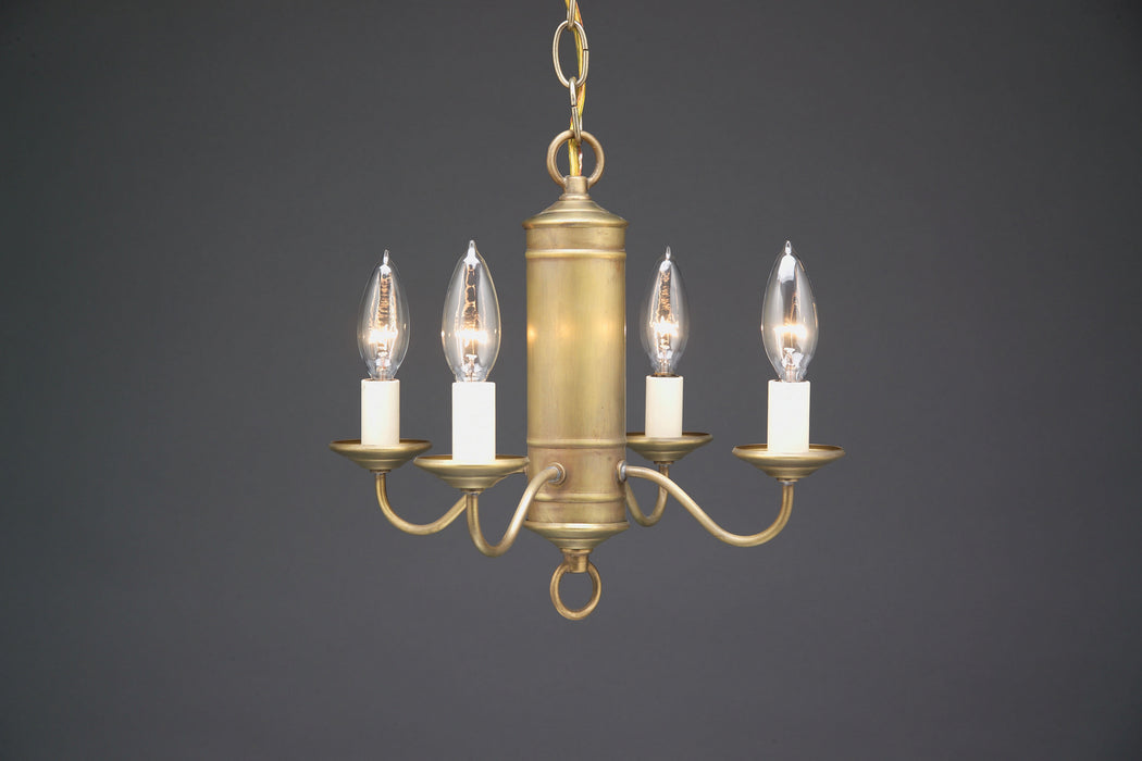 Northeast Lantern 911S-AB-LT4 Four Light Hanging Fixture, Antique Brass