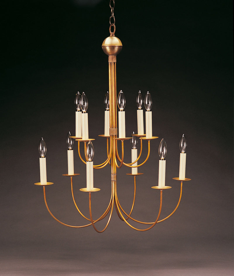 Northeast Lantern 912-AB-LT12 12 Light Hanging Fixture, Antique Brass