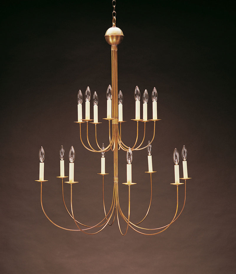 Northeast Lantern 916-AB-LT16 16 Light Hanging Fixture, Antique Brass