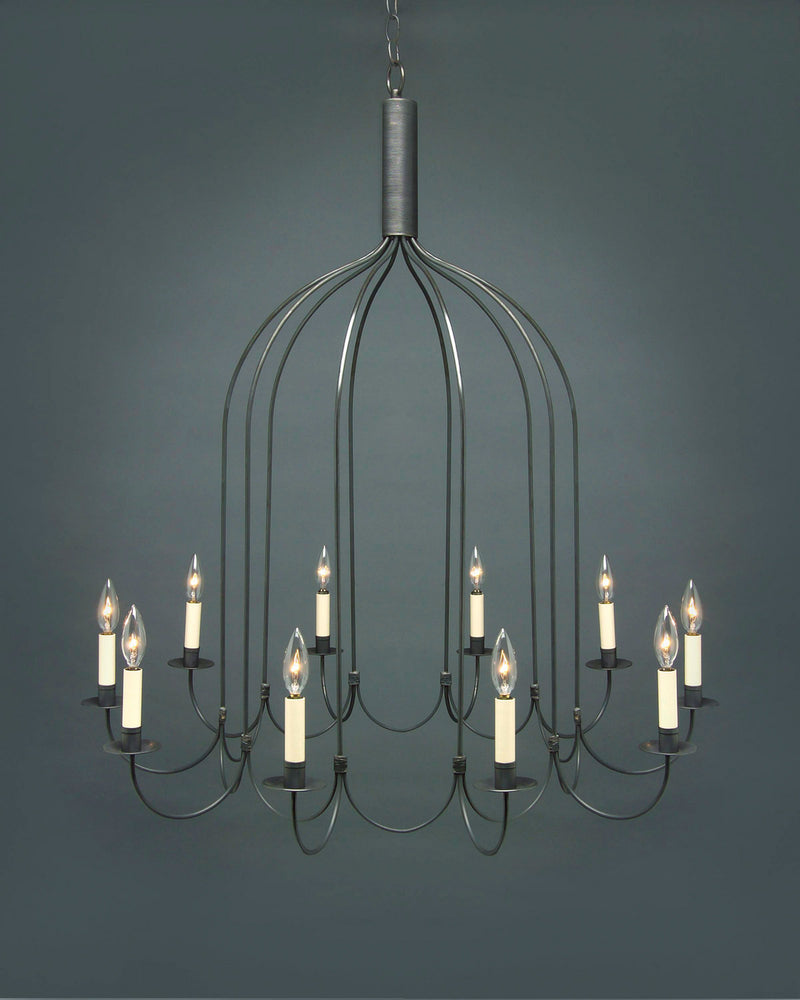 Northeast Lantern 939-DB-LT10 Ten Light Hanging Lantern, Dark Brass