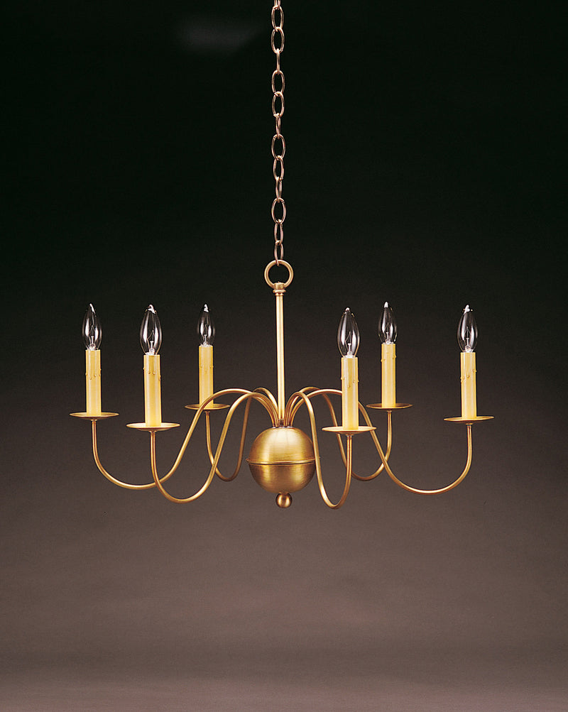 Northeast Lantern 969-AB-LT6 Six Light Hanging Lantern, Antique Brass