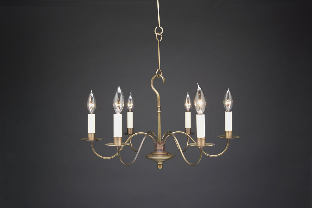 Northeast Lantern 982-DAB-LT6 Six Light Hanging Lantern, Dark Antique Brass