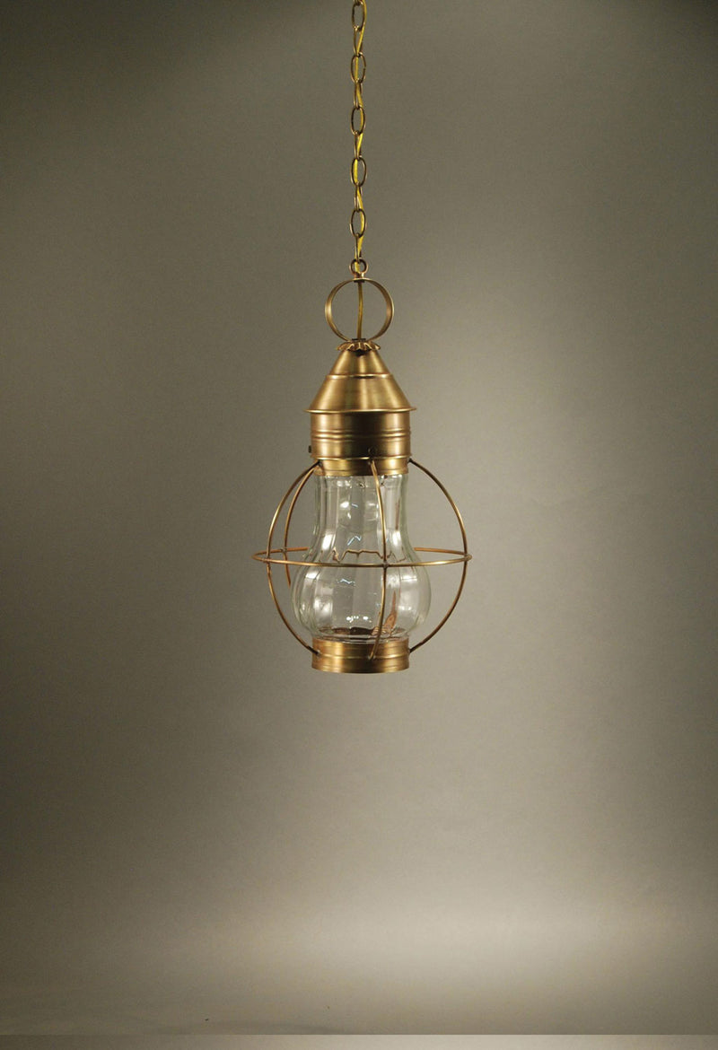 Northeast Lantern 2732-AB-MED-OPT One Light Hanging Lantern, Antique Brass