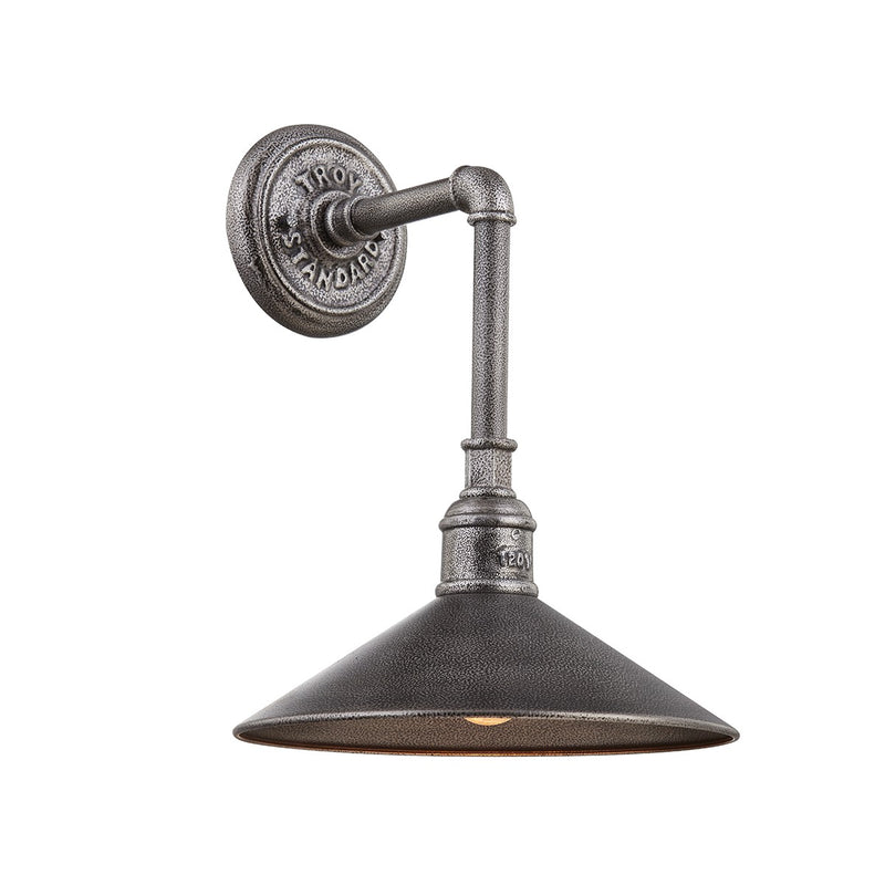Troy Lighting B2771-OS One Light Wall Lantern, Old Silver