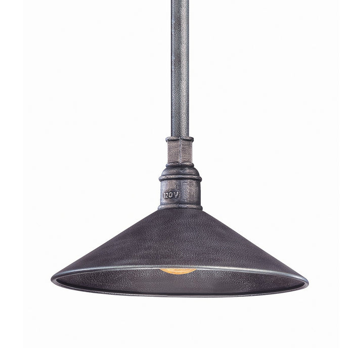 Troy Lighting F2773-OS One Light Pendant, Old Silver