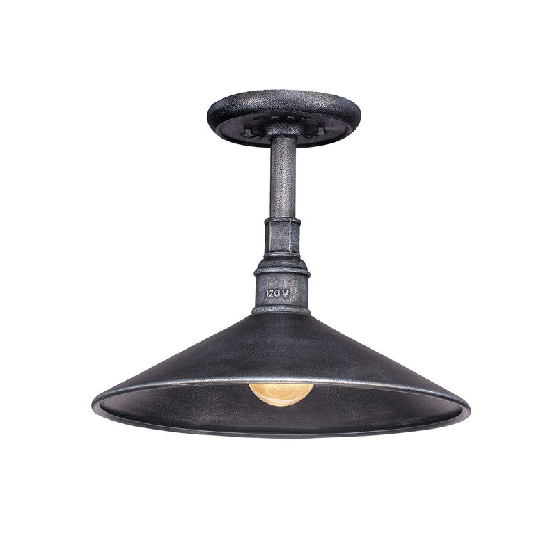 Troy Lighting F2774-OS One Light Pendant, Old Silver