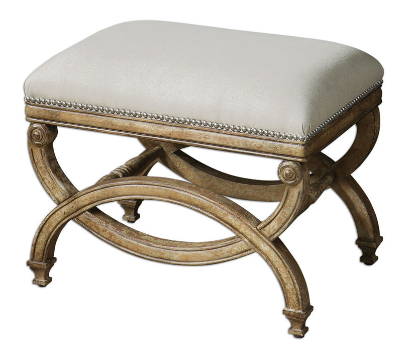 Uttermost 23052 Bench, Antiqued Almond
