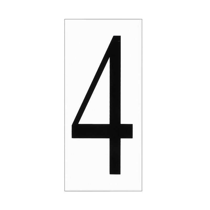 Generation Lighting 90614-68 Address Number Tile, White Plastic