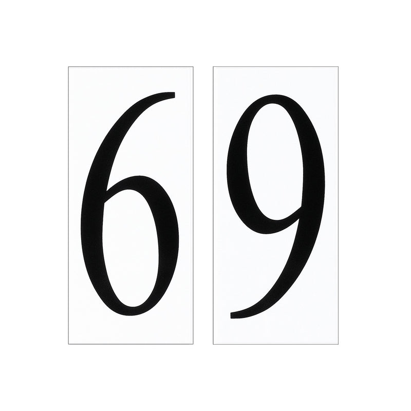Generation Lighting 90616-68 Address Number Tile, White Plastic