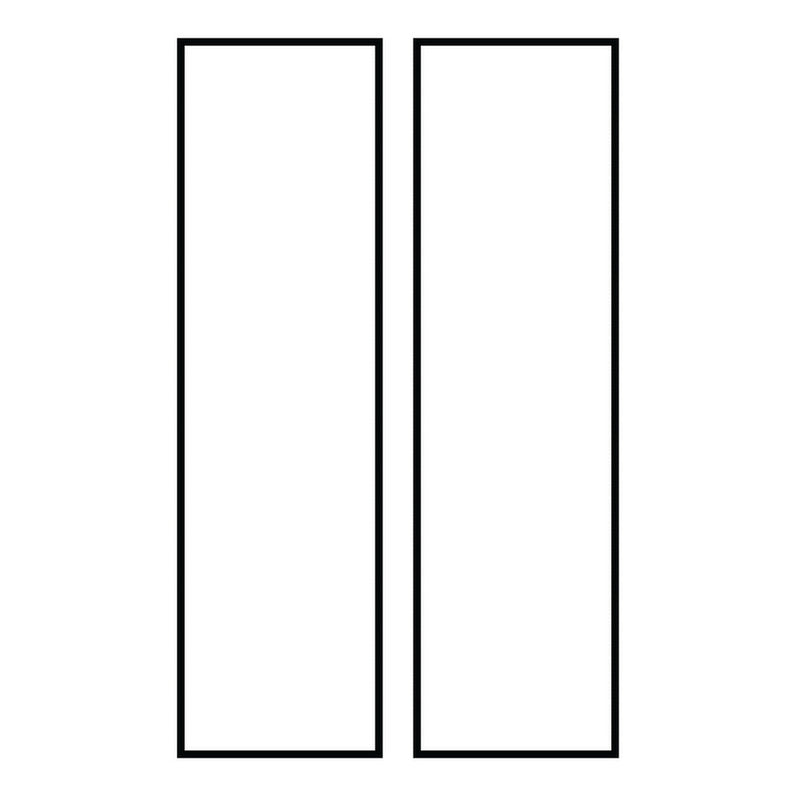 Generation Lighting 90621-68 Address Number Tile, White Plastic