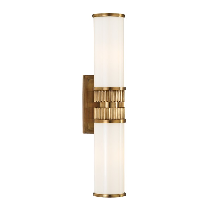 Hudson Valley 1562-AGB Two Light Bath Bracket, Aged Brass