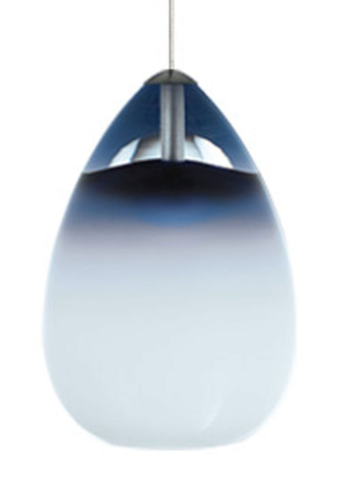 Visual Comfort Modern 700FJALIUS One Light Pendant, Satin Nickel
