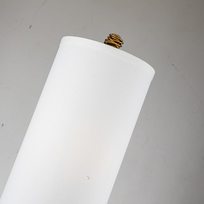 Lucas + McKearn TA1104-S One Light Buffet Lamp, Hand-Finished Silver Spheres On Gold