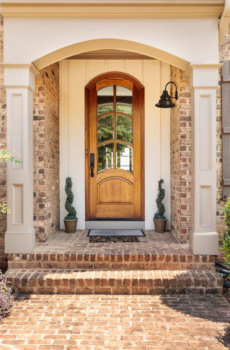 Craftmade Z4404-OBG One Light Outdoor Wall Lantern, Oiled Bronze Gilded