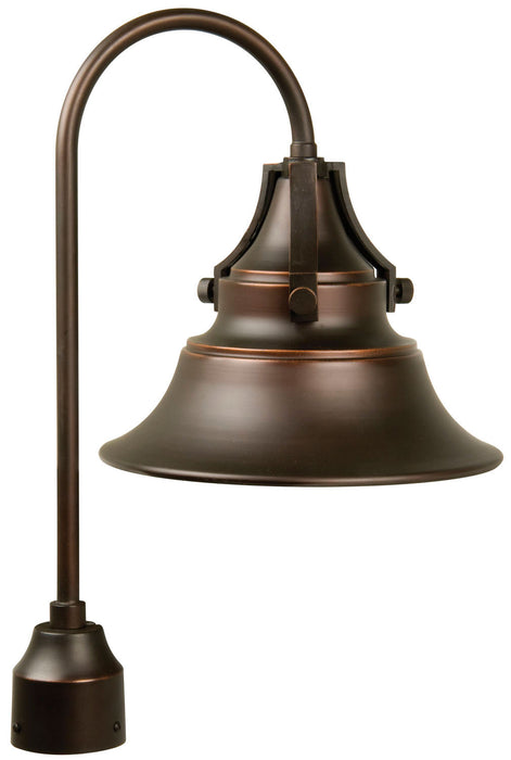 Craftmade Z4415-OBG One Light Outdoor Post Mount, Oiled Bronze Gilded