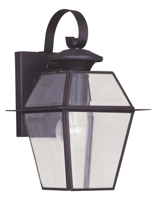 Livex Lighting 2181-07 One Light Outdoor Wall Lantern, Bronze
