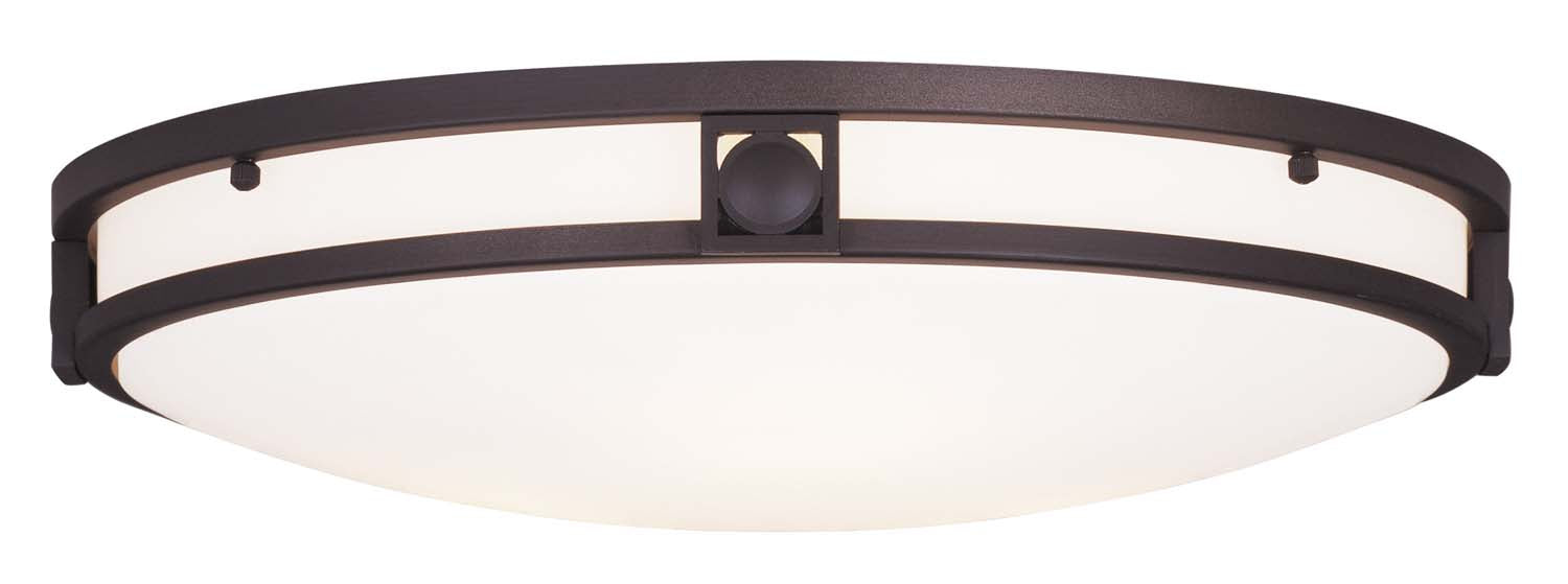 Livex Lighting 4488-07 Three Light Ceiling Mount, Bronze
