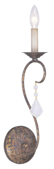 Livex Lighting 6421-71 One Light Wall Sconce, Hand Applied Venetian Golden Bronze