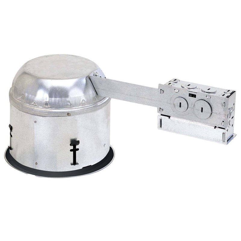 Nora Lighting NHRIC-27QAT 6" Line Voltage Ic At Remodel Shallow Housing