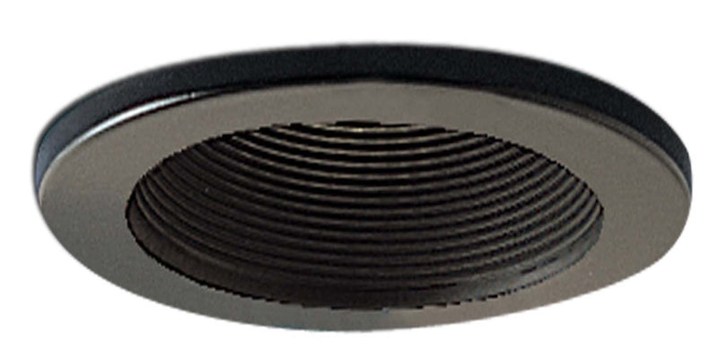 Nora Lighting NL-411B 4"Step Baf& Ring, Black
