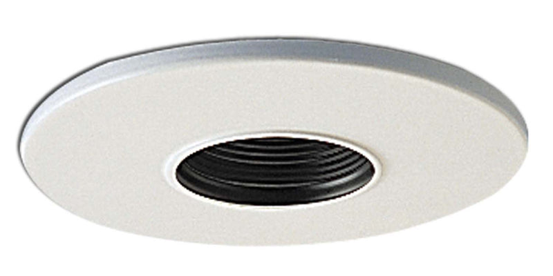 Nora Lighting NL-420 4"2",Pinhole,Baf.B,R, White Pinhole/Black