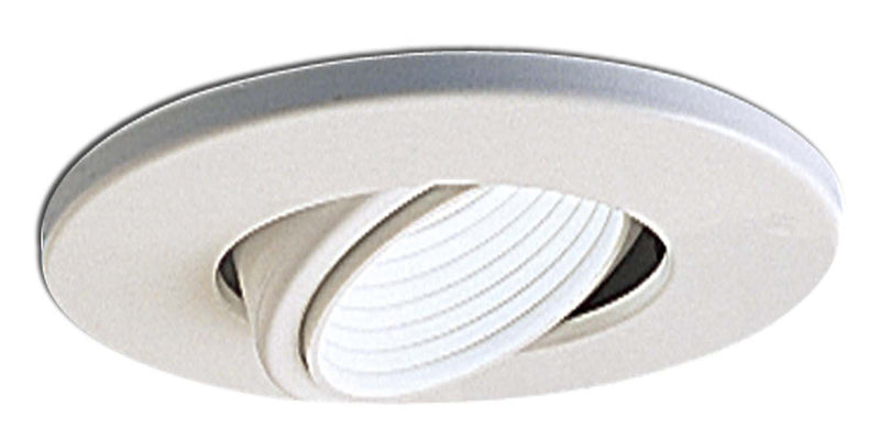 Nora Lighting NL-463WW 4" Baf,Gimbal & Trim, White Eyeball/White