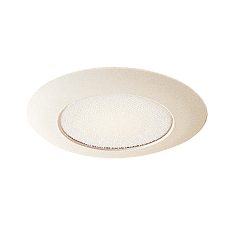 Nora Lighting NP-22 6" Albalite Lens W/ Plastic Trim, White