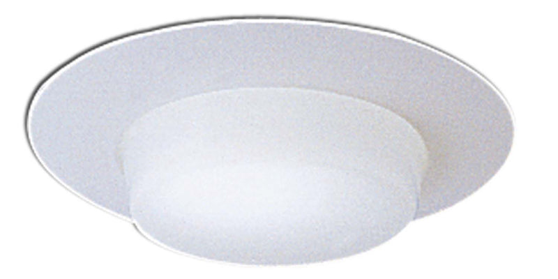 Nora Lighting NP-24 6" Drop Opal Lens W/ Plastic Trim, White
