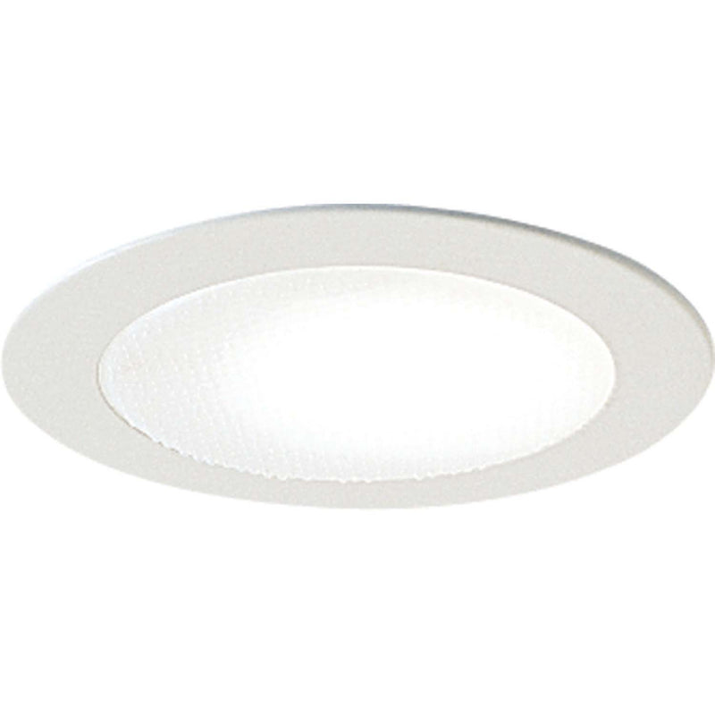 Nora Lighting NS-22W 4" Albalite Lens W/ Metal Trim, White