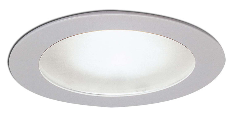 Nora Lighting NS-26W 4" Flat Lens W/ Metal Trim, White