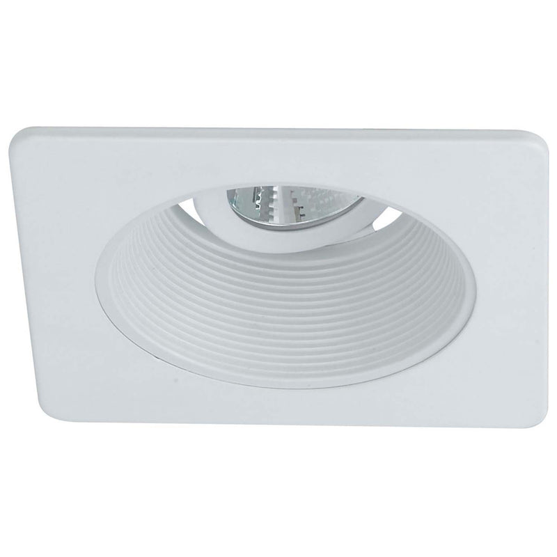 Nora Lighting NS-4910WW 4" h Baffle, Sq Trim, White