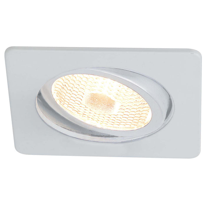Nora Lighting NS-4912W 4" Wh Gimbal,Sq Trim, White