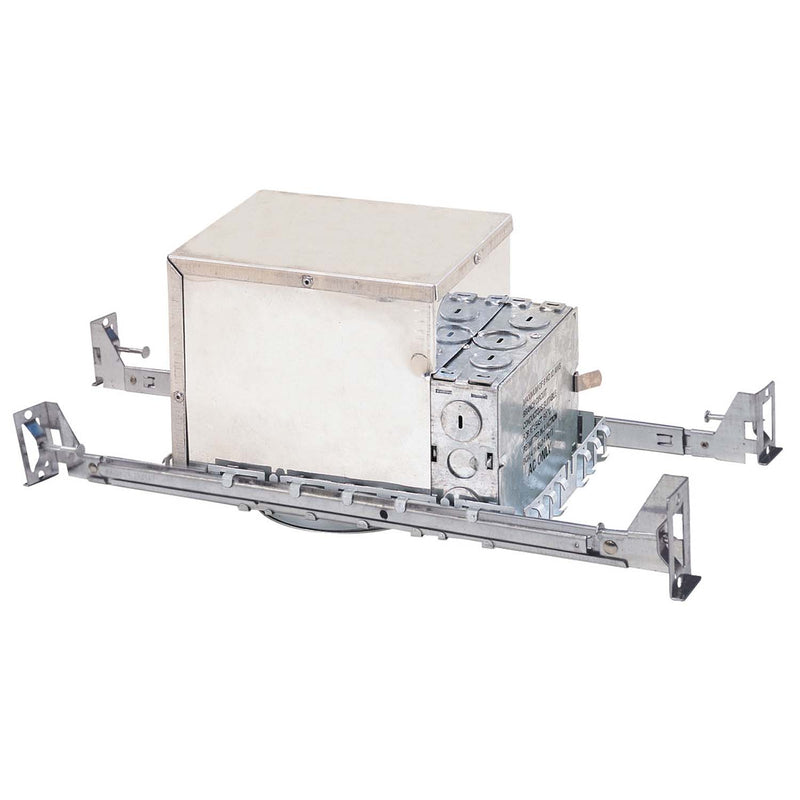 Nora Lighting NSIC-401QAT 4" Line Voltage Ic At New Construction Double Wall Housing, Unfinished
