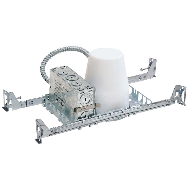 Nora Lighting NSL-401AT/10 4" Line Voltage Non-Ic At New Construction Housing W/ Lamp, Unfinished