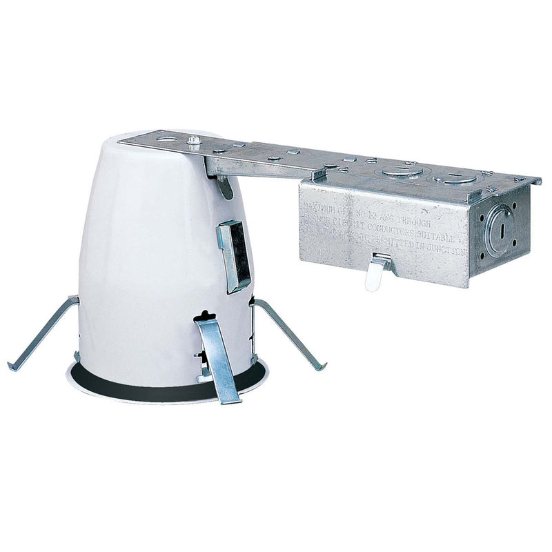Nora Lighting NSLR-404AT/10 4" Line Voltage Ic At Remodel Housing W/ Lamp, Unfinished