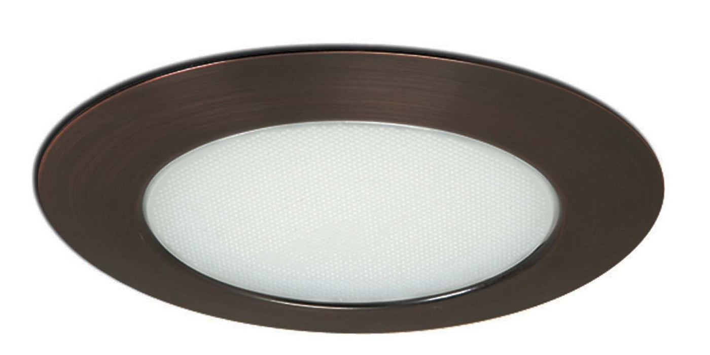 Nora Lighting NT-22BZ 6" Albalite Shower Lens W/ Metal Trim, Bronze