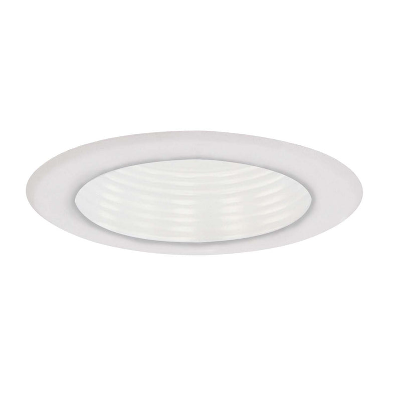 Nora Lighting NT-5001W 5" Baffle Splay Trim W/ Flange, White