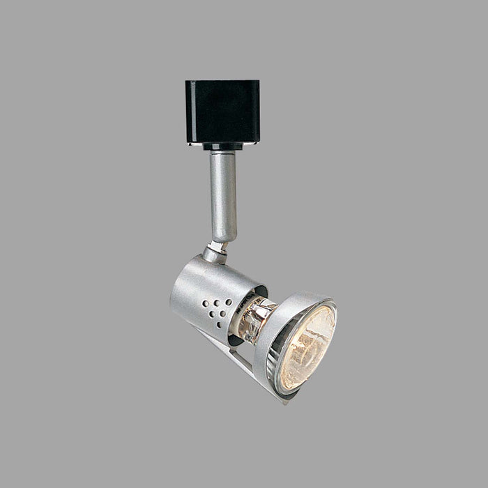 Nora Lighting NTH-618S Italia Track Head, Line Voltage, Mr16 Gu10,, Silver