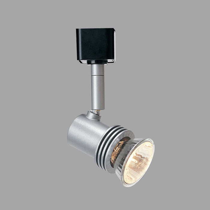 Nora Lighting NTH-619S Metro Track Head, Line Voltage, Mr16 Gu10,, Silver