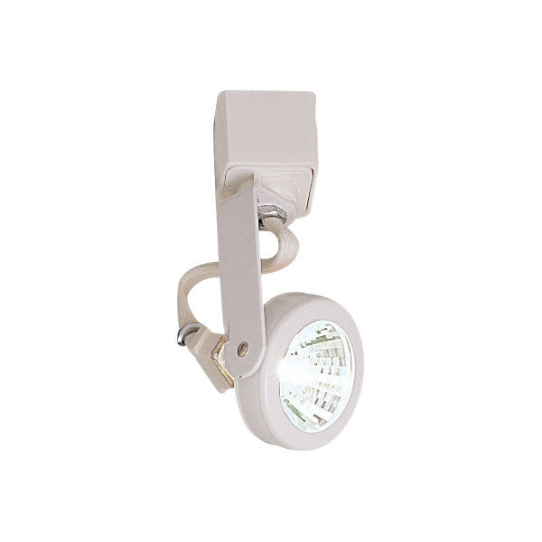 Nora Lighting NTH-697W Gimbal Ring Track Head, Line Voltage, Mr16 Gu10, White