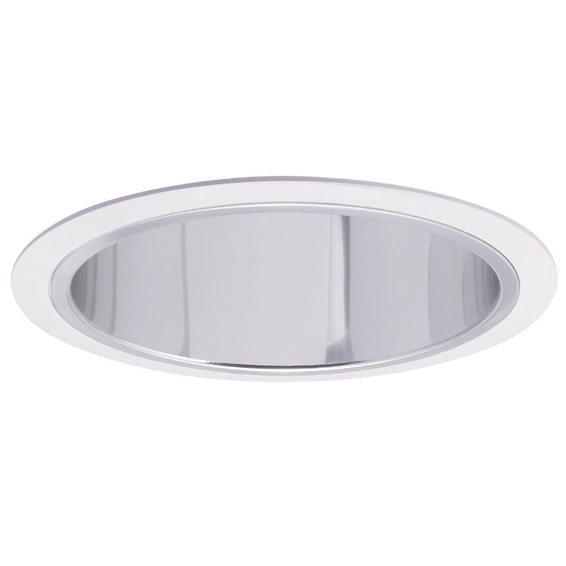 Nora Lighting NTS-31 6" Specular Clear Reflectorector W/ Plastic Ring, Chrome