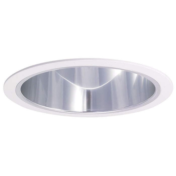 Nora Lighting NTS-714C 6" Specular Clear Reflectorector W/ Plastic Ring, Chrome