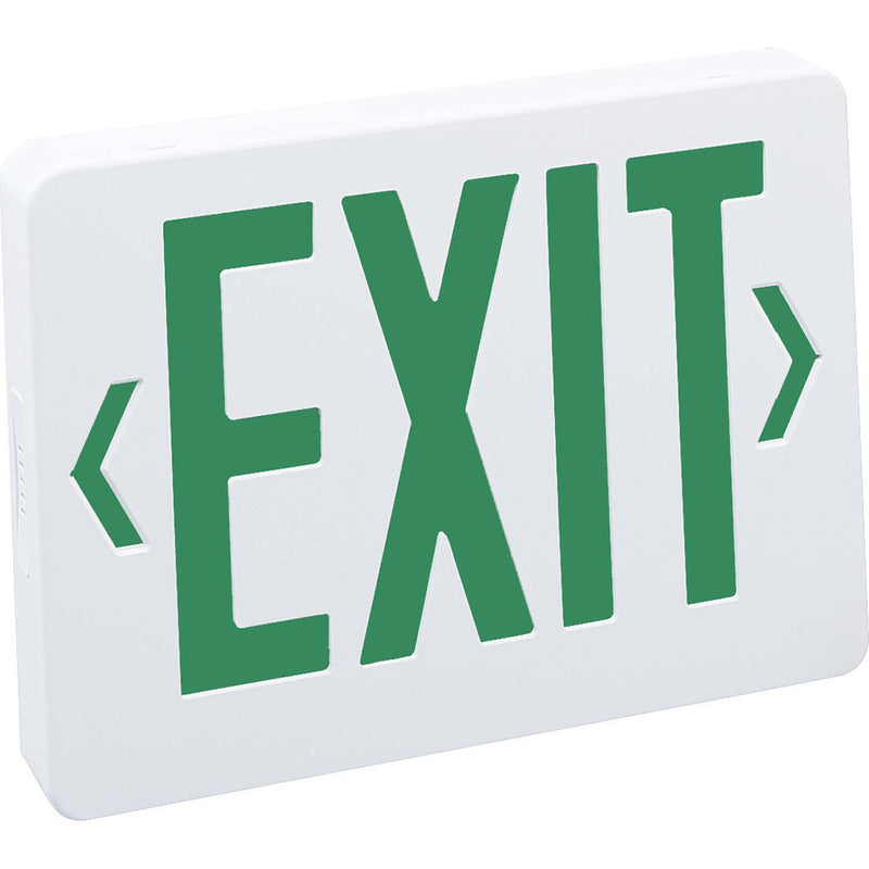 Nora Lighting NX-503-LED/G LED Exit Sign, White