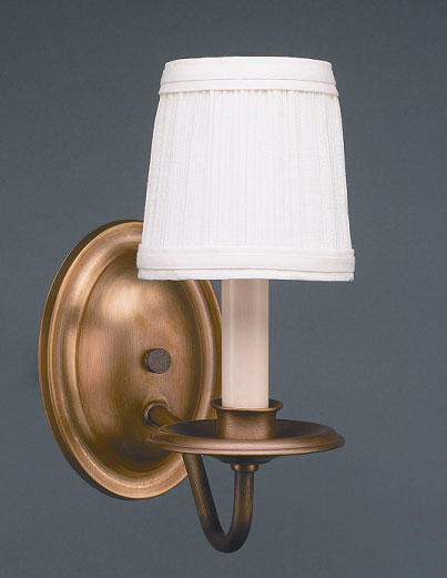 Northeast Lantern 117-DAB-LT1-SHD One Light Wall Sconce, Dark Antique Brass