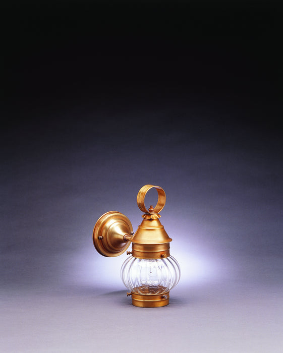 Northeast Lantern 2015-AB-MED-OPT One Light Wall Mount, Antique Brass