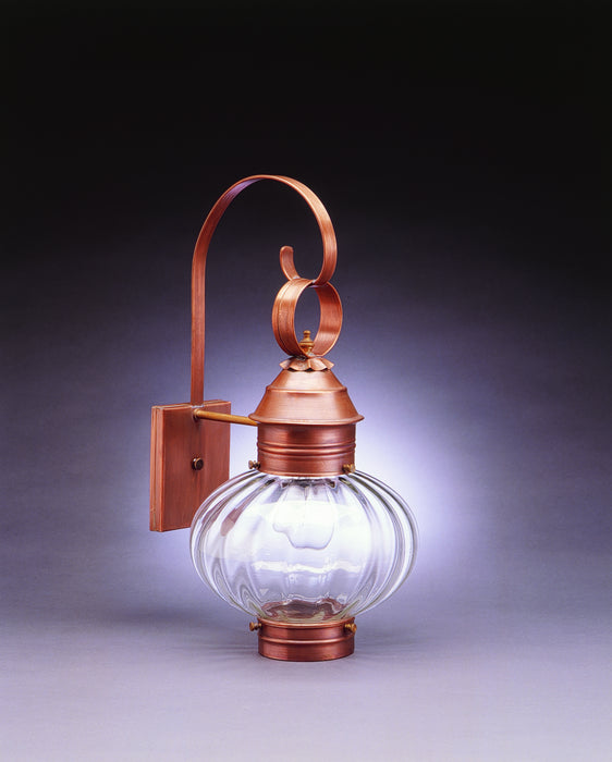 Northeast Lantern 2041-AC-MED-OPT One Light Wall Mount, Antique Copper